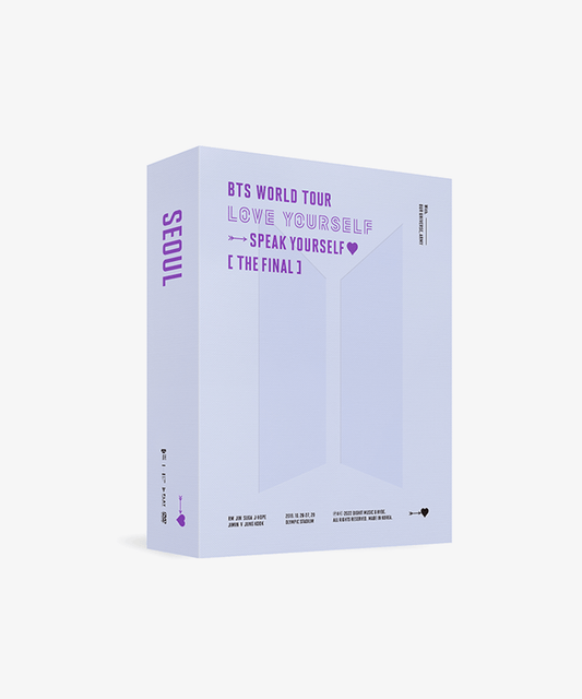 BTS - WORLD TOUR ‘LOVE YOURSELF : SPEAK YOURSELF’ [THE FINAL] DVD