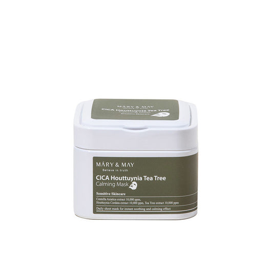 [Mary&May] Cica Houttuynia Tea Tree Calming Mask - 30pcs