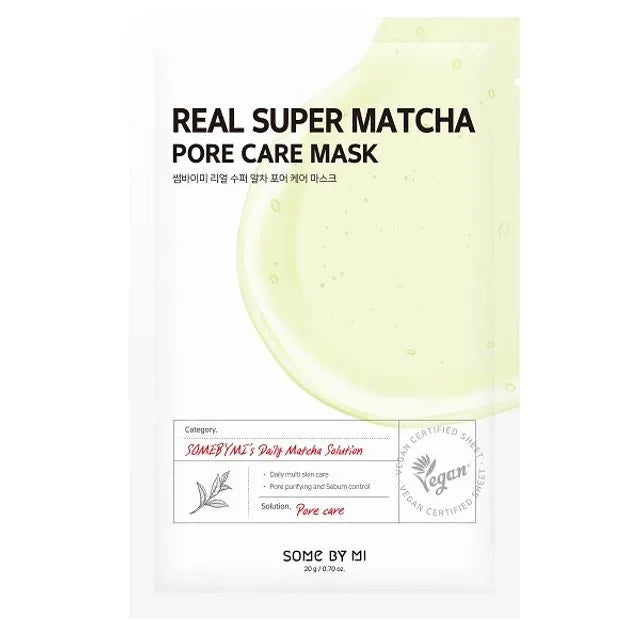 [SOME BY MI] Real Super Matcha Pore Care Mask - 1pc